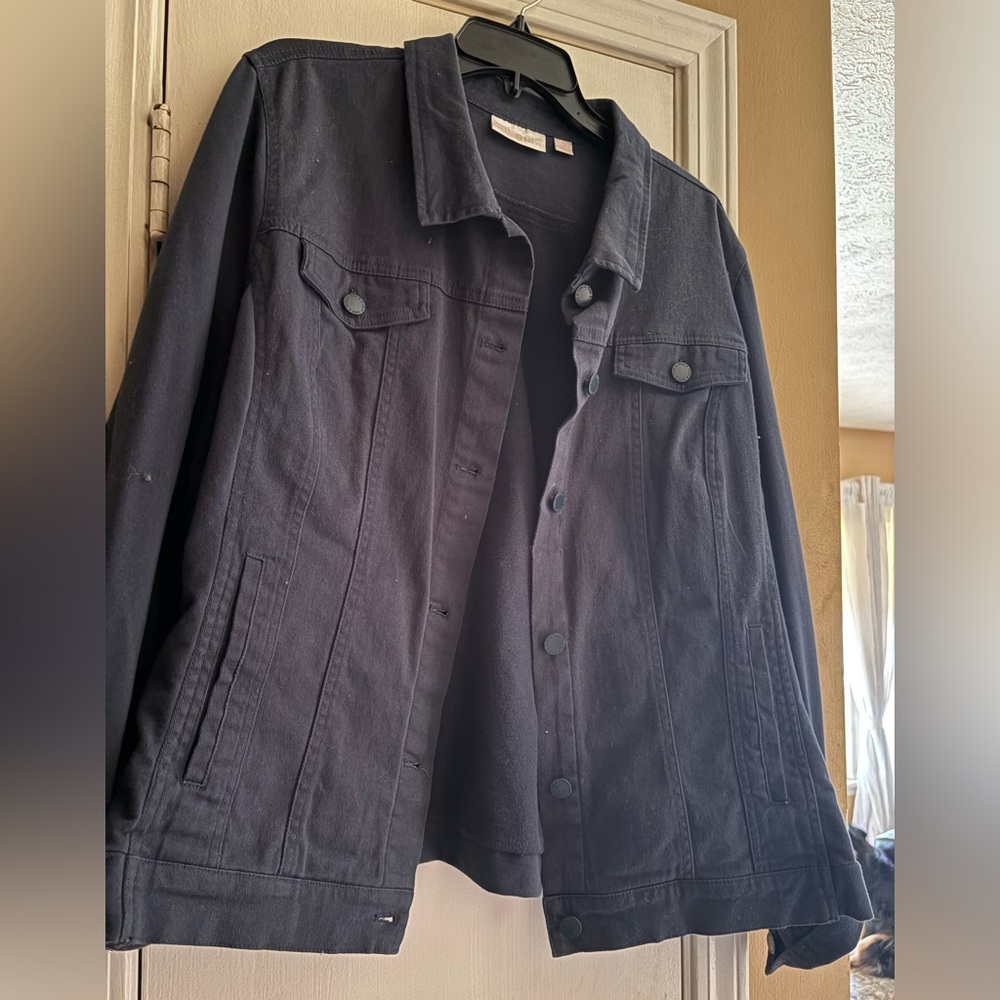 Belle by Kim Gravel jacket Size 2x NAVY